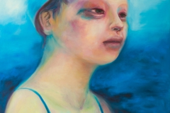 Blau, 2016, Oil on canvas, 112 x 142 cm