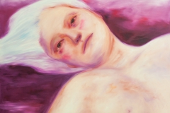 Violett, 2016, Oil on canvas, 142 x 112 cm