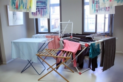 Waschsalon: Wäscheständer